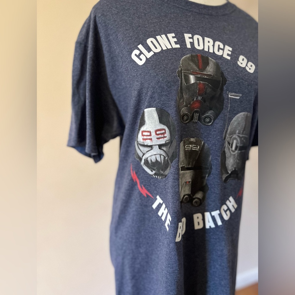 Star Wars The Bad Batch Unit 99 Helmet Collage Graphic Tee - Picture 2 of 4